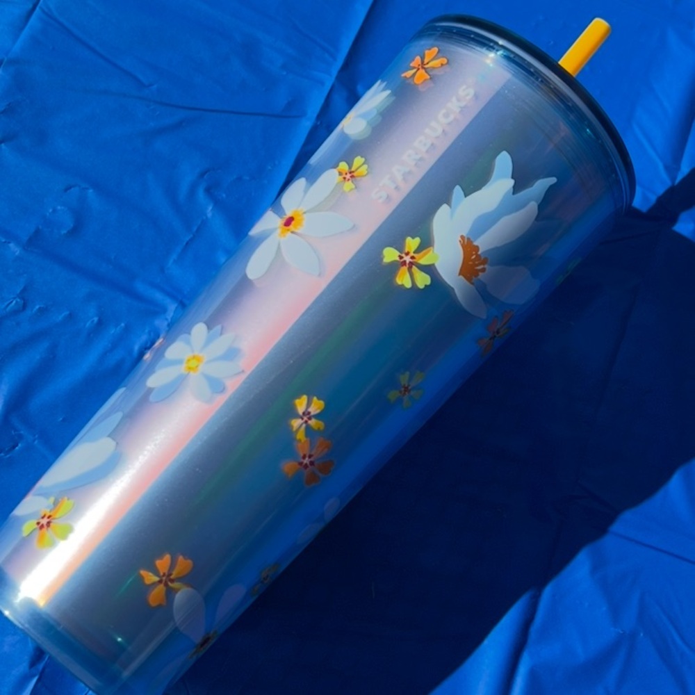 NWT Starbucks venti floral tumbler